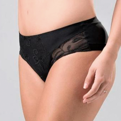 Женские трусы хипстеры черные LUNA SPLENDIDA Celebration 2964