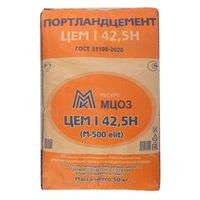 Цемент ЦЕМ I 42,5Н (ПЦ-500 Д0) Магнитогорск 50 кг