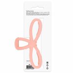 Краб для волос 12,5 см, soft-touch, розовый, MONTE VITA, 457011