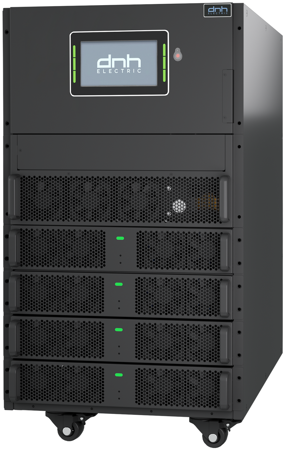 Силовой шкаф модульного ИБП DNH DRM12030, 120 кВА/120 кВт, 3:3ф, Rack Tower, 4 силовых модуля 30 кВА