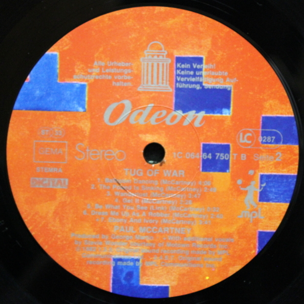 Paul McCartney / Tug Of War (LP)
