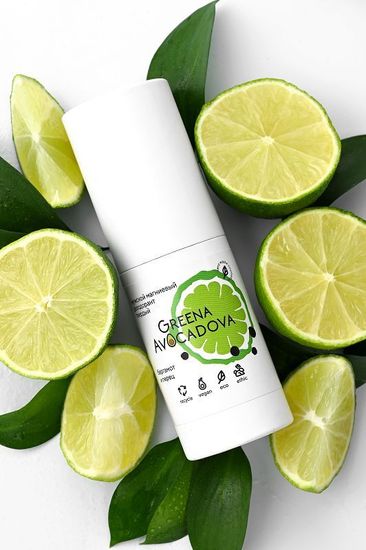 Дезодорант-стик мужской магниевый Бергамот и Перец Greena Avocadova, 40 г