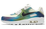 Nike Air Max 90 20 "Bubble Pack" retro comfortable non-slip wear-resistant lightweight low-cut casual running shoes women's blue and green