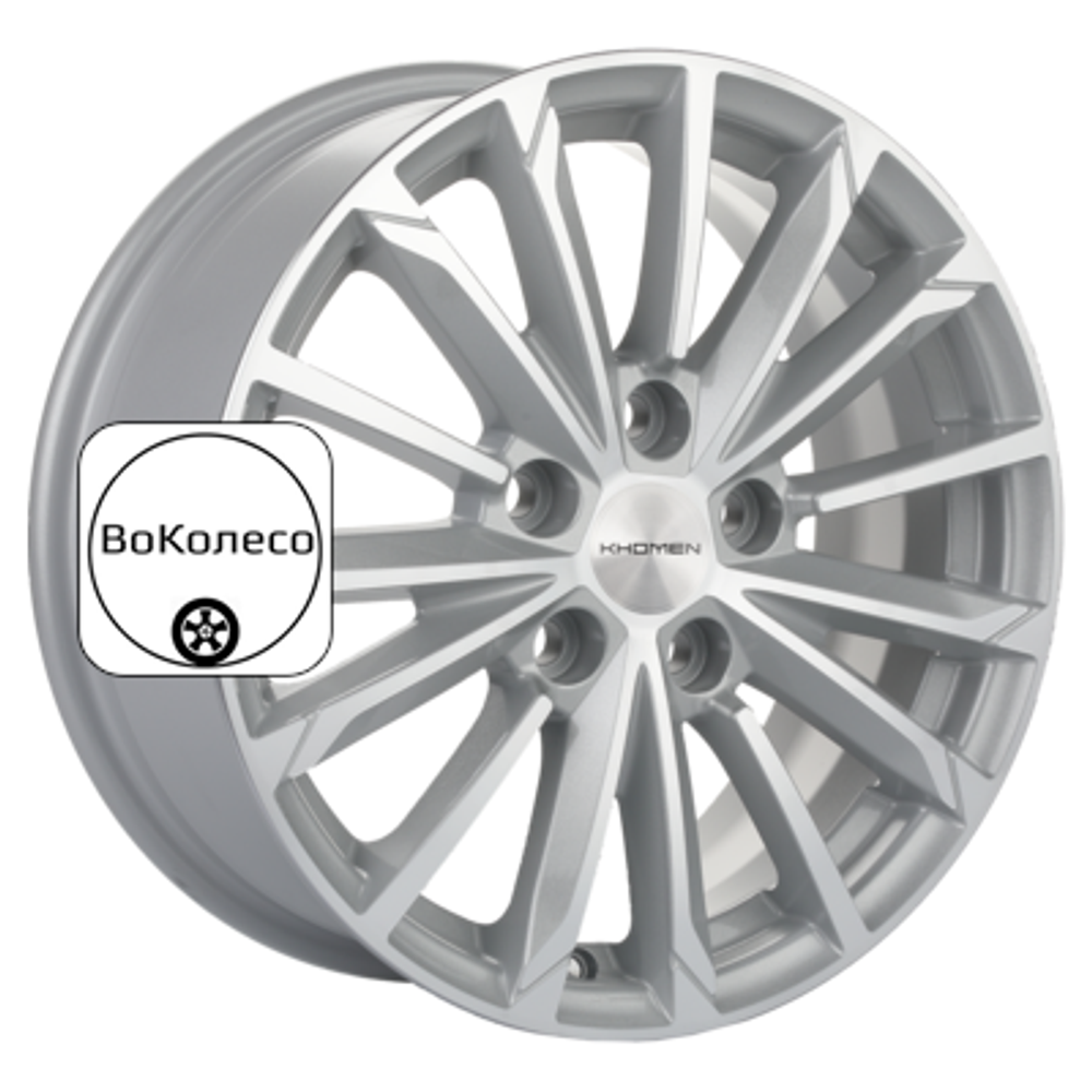 6,5x16/5x112 ET46 D57,1 KHW1611 (Octavia A7) F-Silver Khomen Wheels