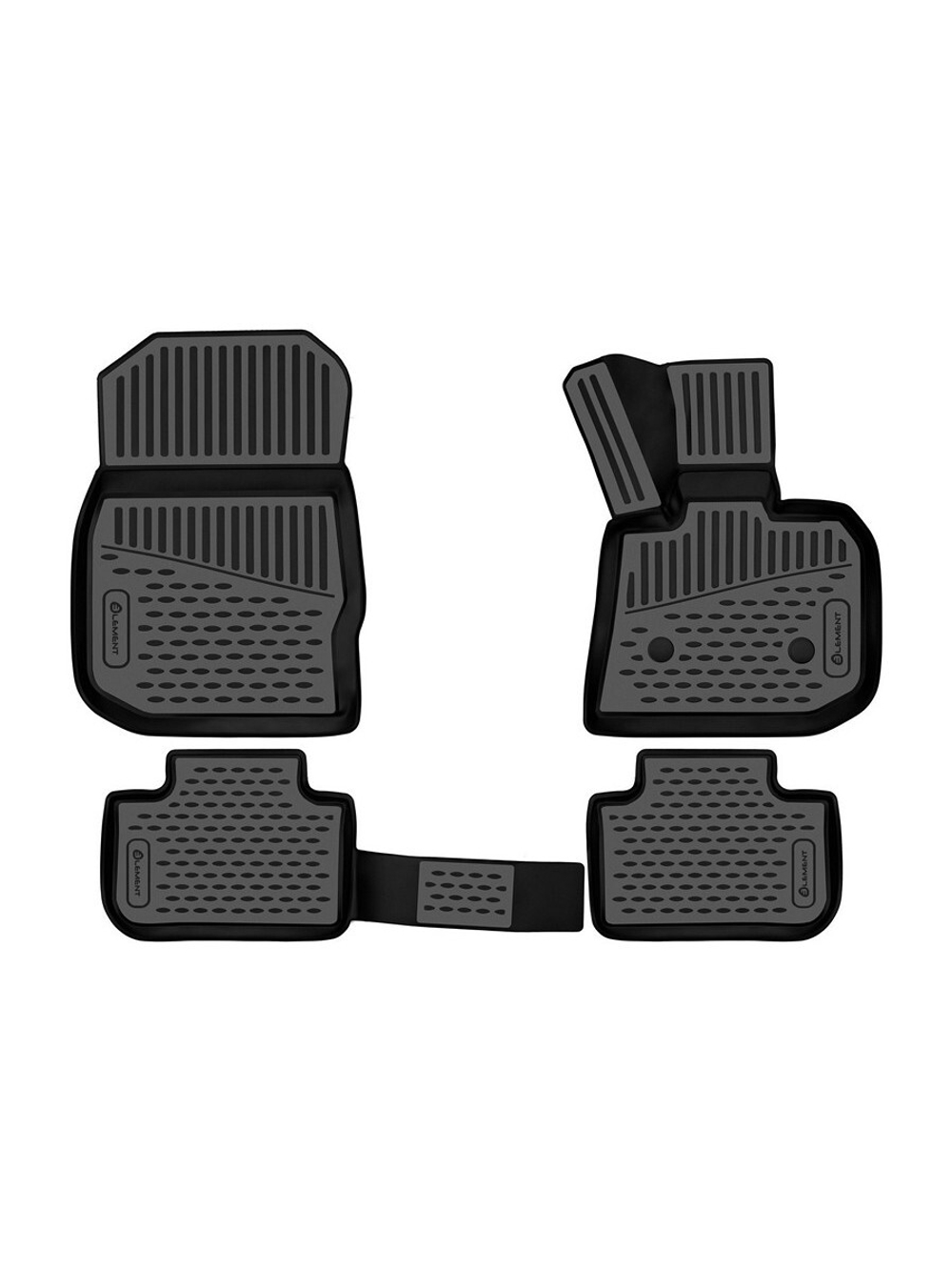 Коврики в салон для BMW X3 (G01), 2017-2021, правый руль кроссовер, Австралия, 4шт. (полиуретан) ELEMENT3D02084210K
