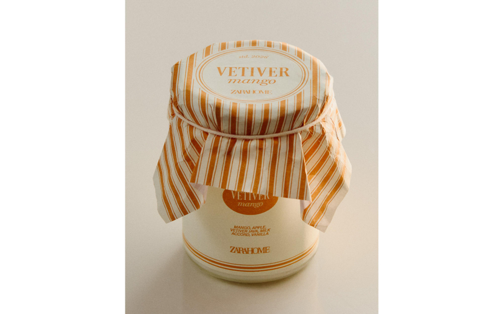 Zara Home Набор ароматических свечей (Vetiver Mango, Lemon Candied, Vanilla & Nut, Pistachio & Chocolate), растительный воск, 4 шт, подарочный