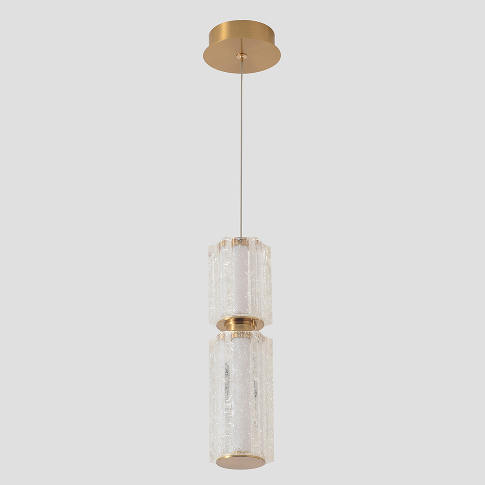 Подвесной светодиодный светильник Crystal Lux ANTIQUE SP23W LED BRASS
