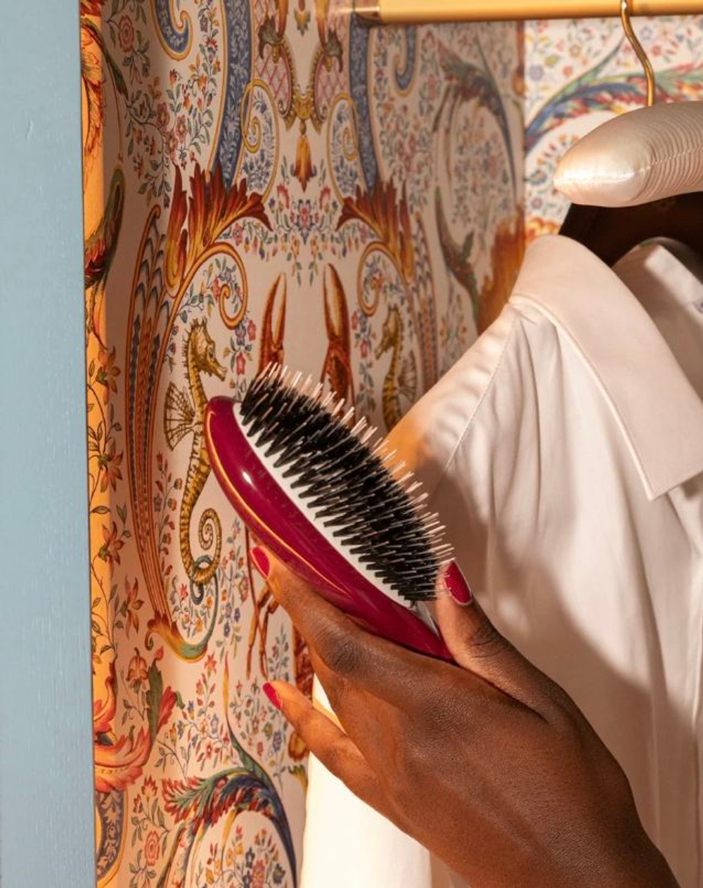 La Bonne Brosse Массажная расческа для волос N 02 Essential Detangling Brush - Emerald Green