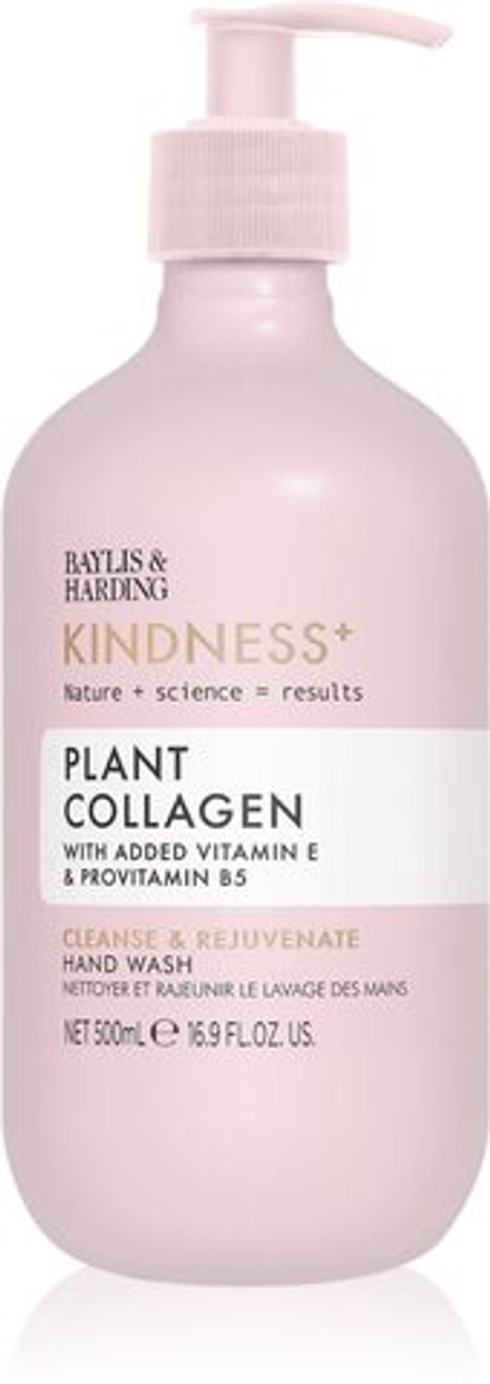 Baylis & Harding Kindness+ Plant Collagen - ухаживающее жидкое мыло для рук /  zapachy Coconut Milk & Rose Water 500  ml  / GTIN 17854112247