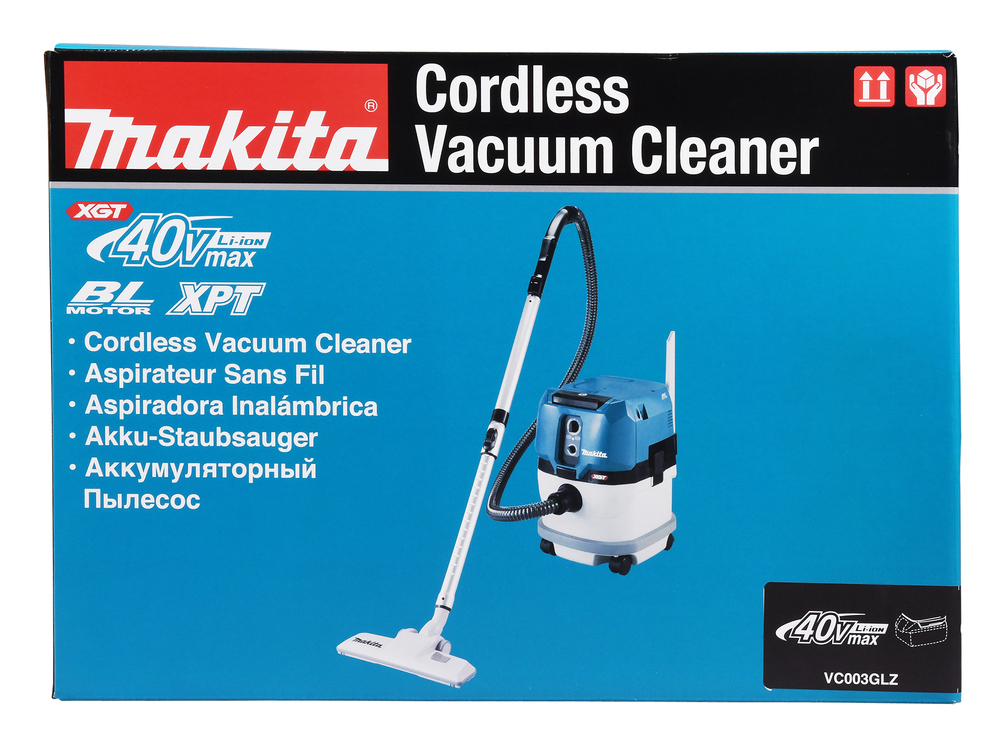 Аккумуляторный пылесос XGT® VC003GLZ 40 В 15 л 220 мин.
