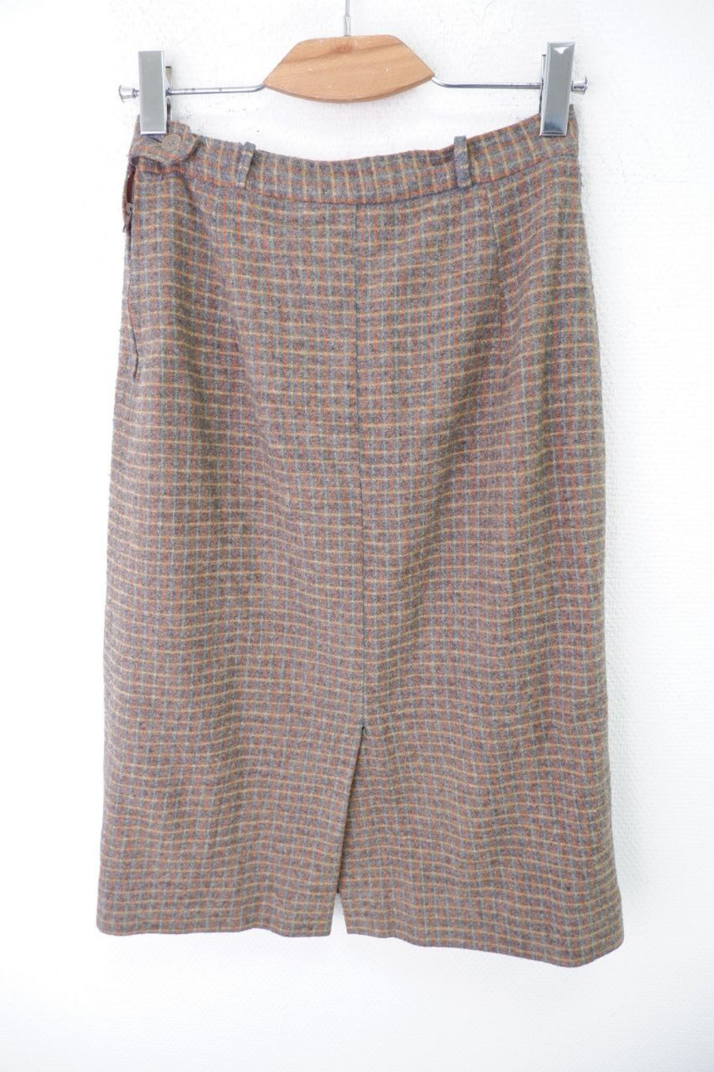 Юбка стильная в клетку 42 размер