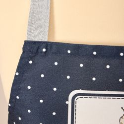 ФАРТУК "FAMILY FARM",100% ХЛОПОК,СИНИЙ, КАЙМА,ТВИЛ,ПРОПИТКА