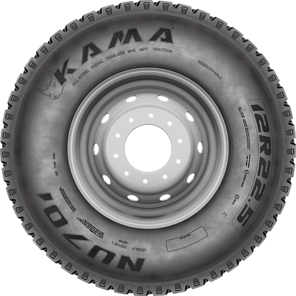 Автошина 315/80R22.5 Кама NU-701 156/150K (ведущие оси карьер)