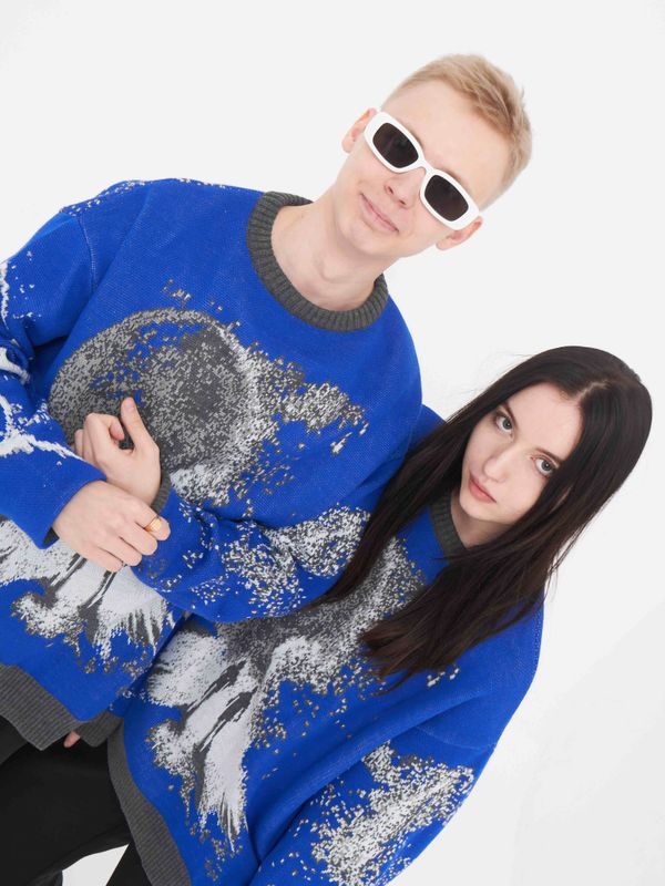 Свитер Eclipse синий - фото 18