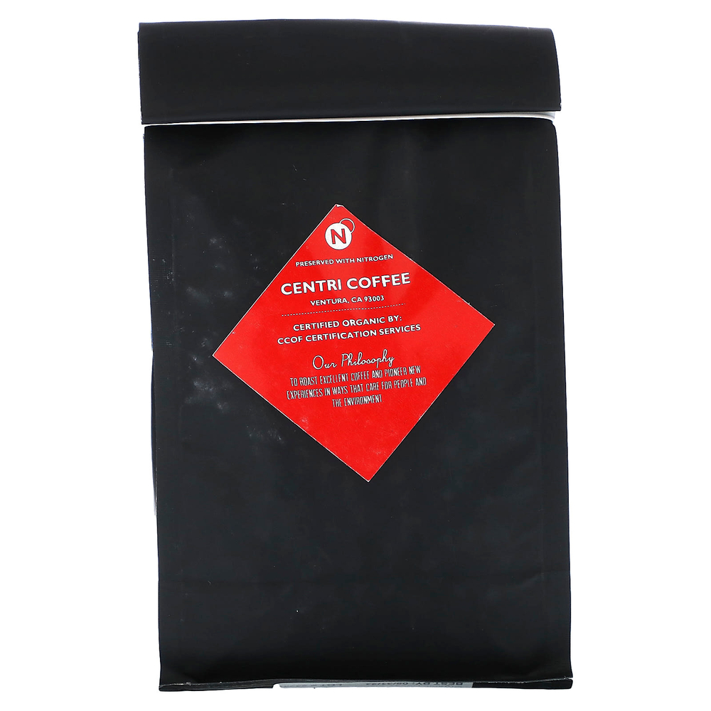 Centri Coffee, Centri Coffee, органическая домашняя смесь, карамель и миндаль, цельные зерна, средняя обжарка, 340 г (12 унций)