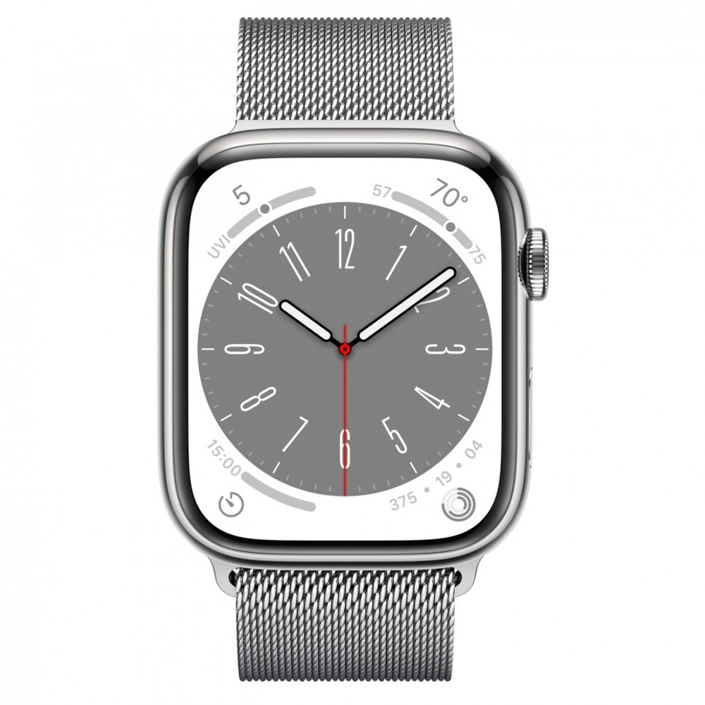 Apple Wacth Series 8 41mm Stainless Steel Silver / Milanese loop