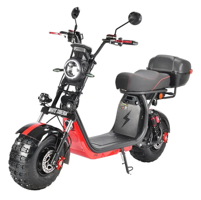 Электроскутер CityCoco White Siberia Pro 2WD 4000W Красный