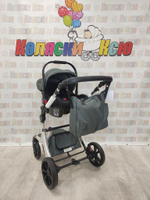 Коляска трансформер Farfello Aimile Original New Silver темно-серый