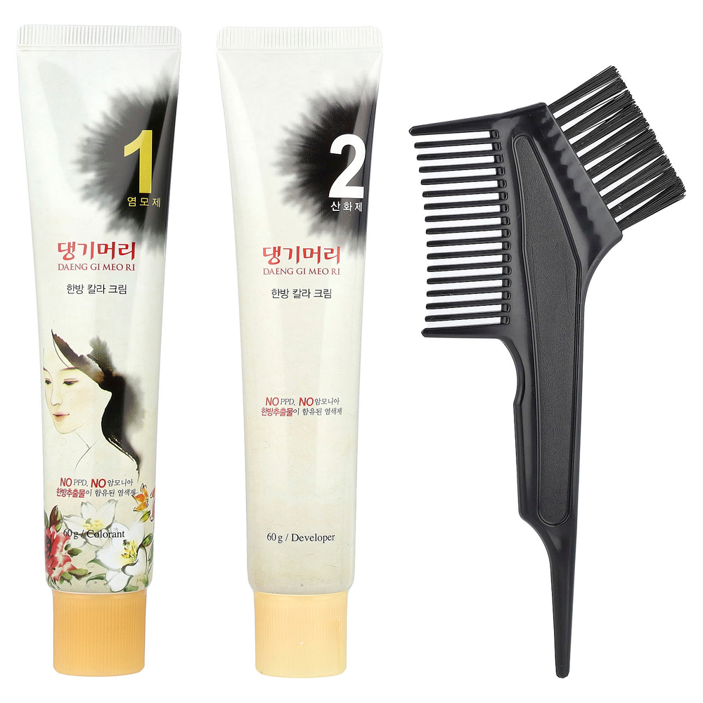 DAENG GI MEO RI, краска для волос с лекарственными травами, коричневый, 1 набор