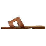 Hermes Oran casual Comfortable Fashion Sandals Women's Brown 2021 Edition, H021056Z 03