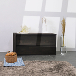 Дизайнерский комод с ящиками Эдгар из массива дуба 70х28х35 см / черный комод для одежды в прихожую, детскую, ванную комнату