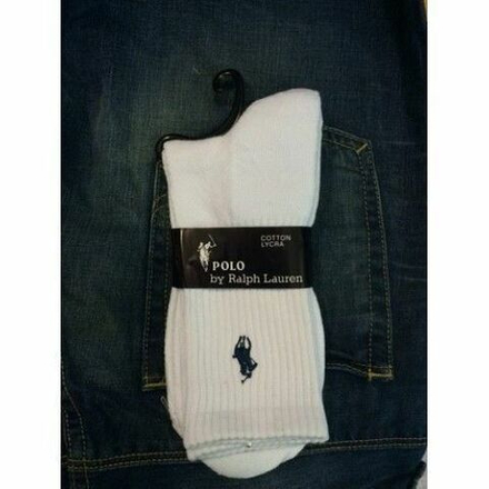 Мужские носки белые POLO RALPH LAUREN