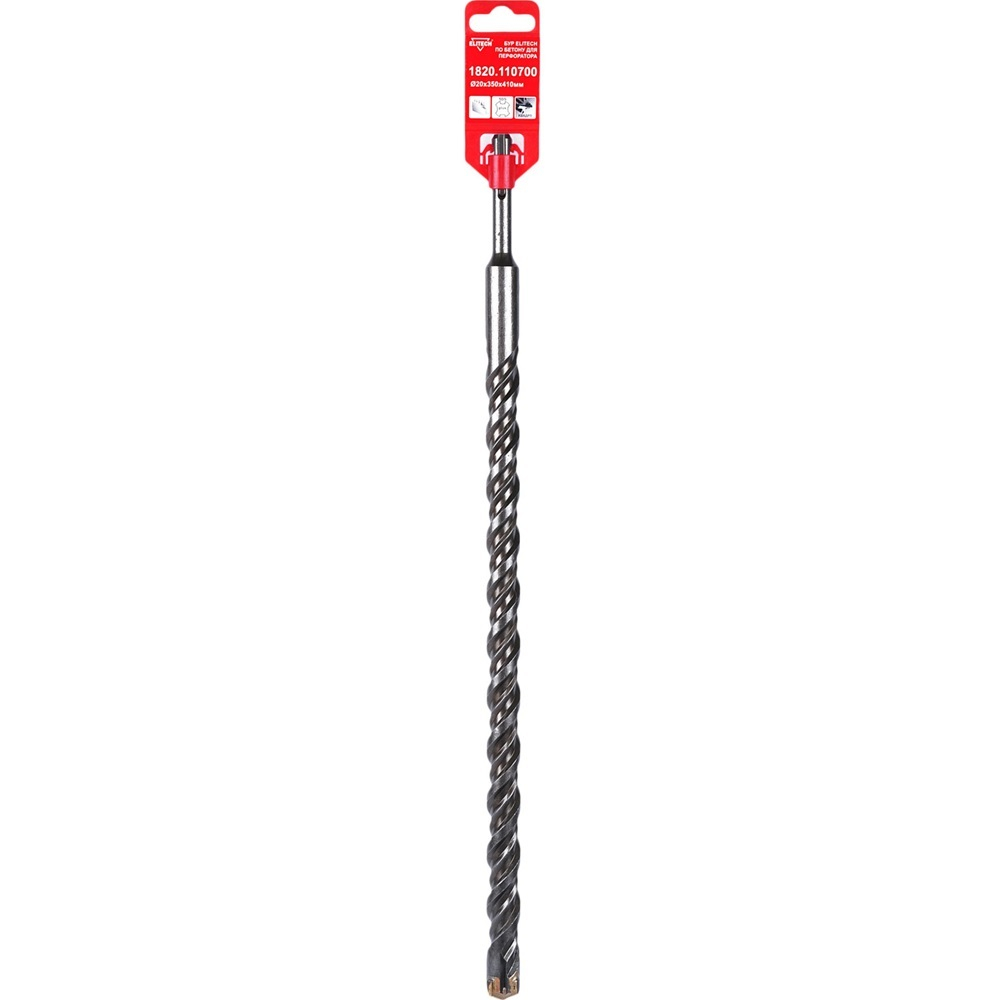Квадробур ELITECH  SDS +  20*350*410 двойная спираль