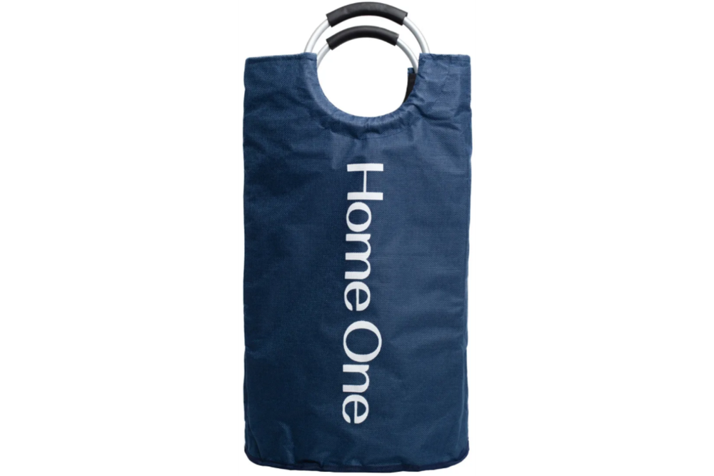 Корзина для белья Home One, 72х35, полиэстер, темно-синий