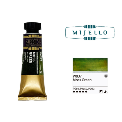Акварель Mijello Granulation 15 мл. W837 [D] Moss Green