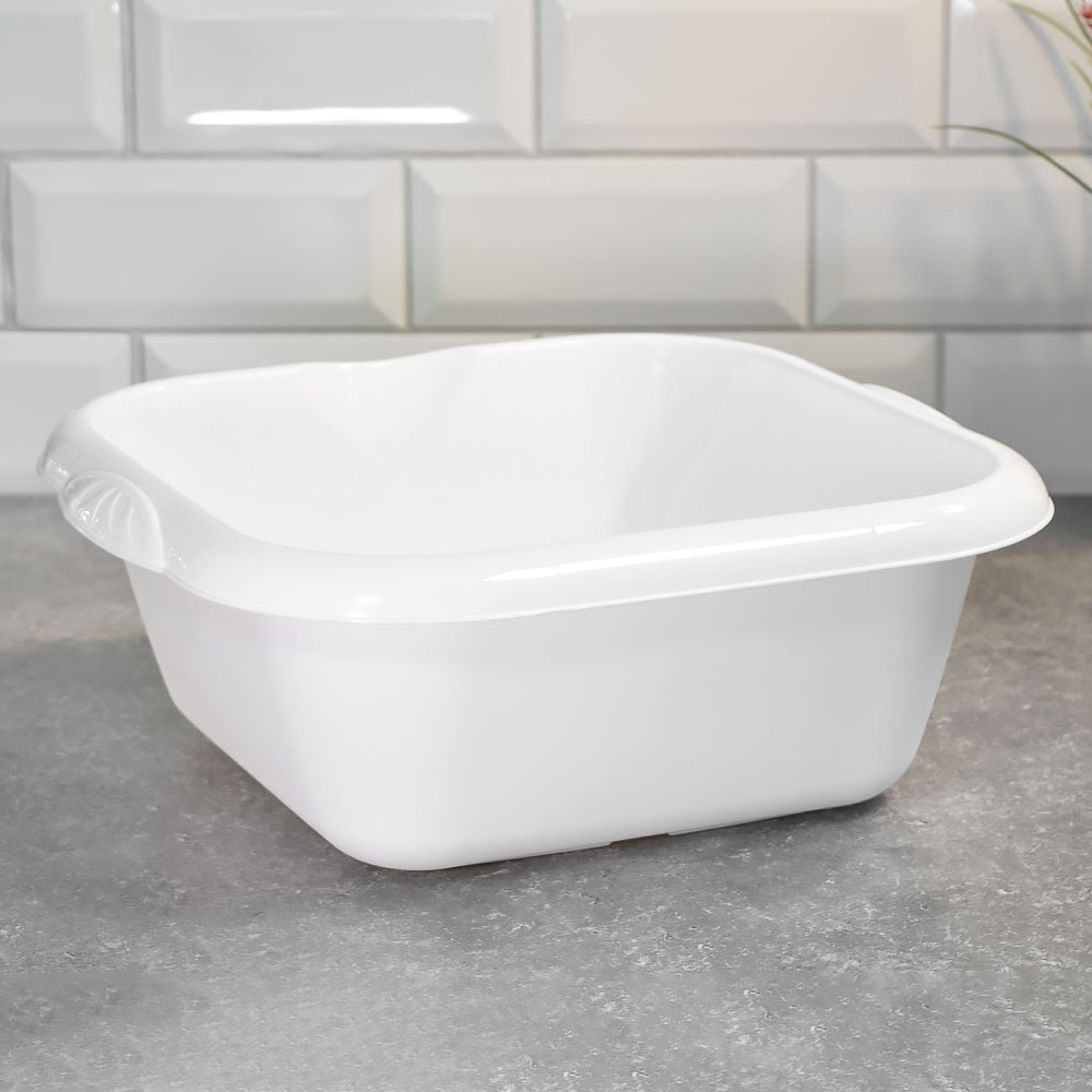 Таз 6л квадратный "Good", белый