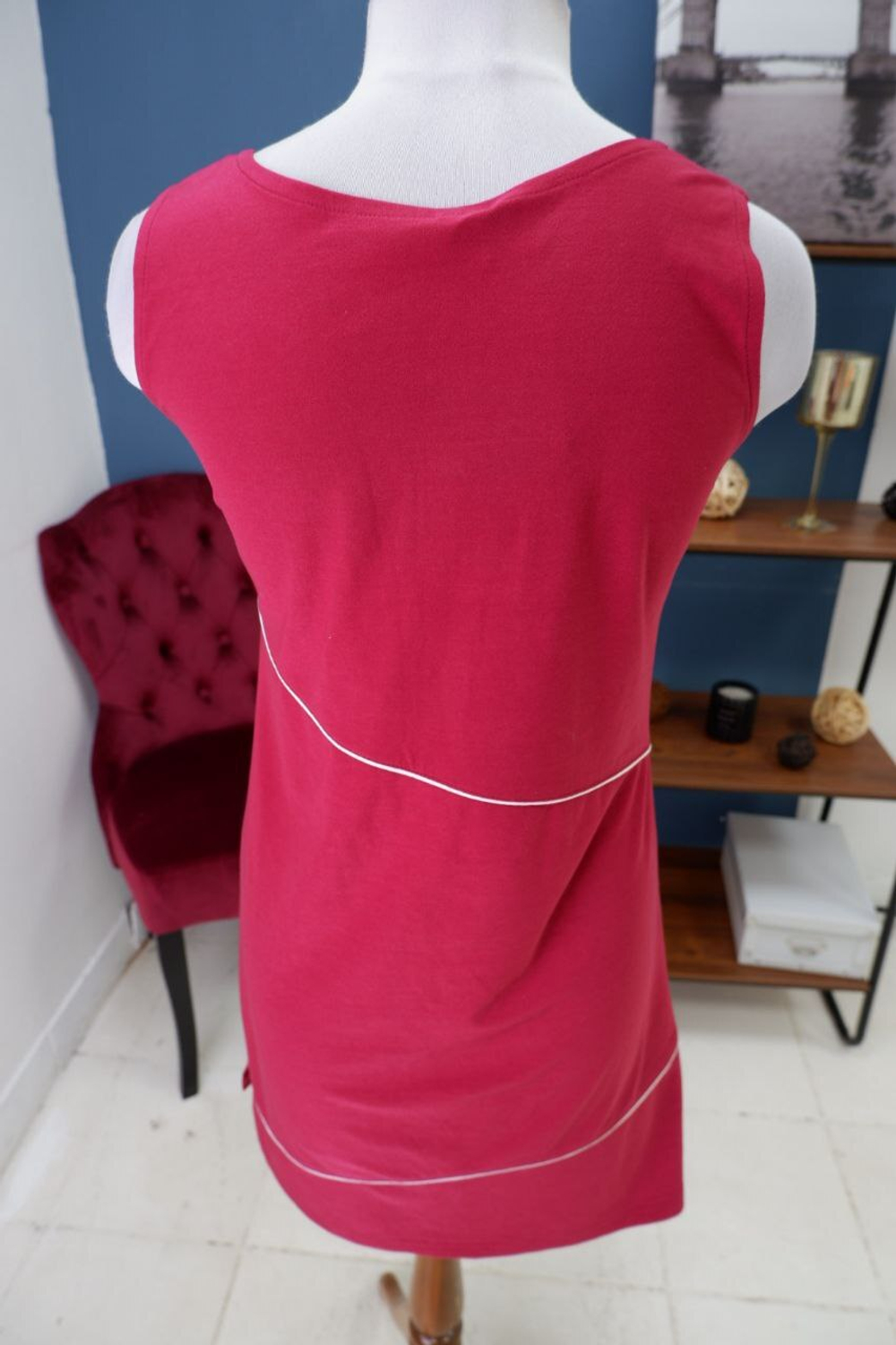 Платье бордо 46 размер