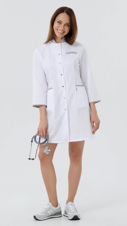 Халат Каролина CVC на кнопках №20