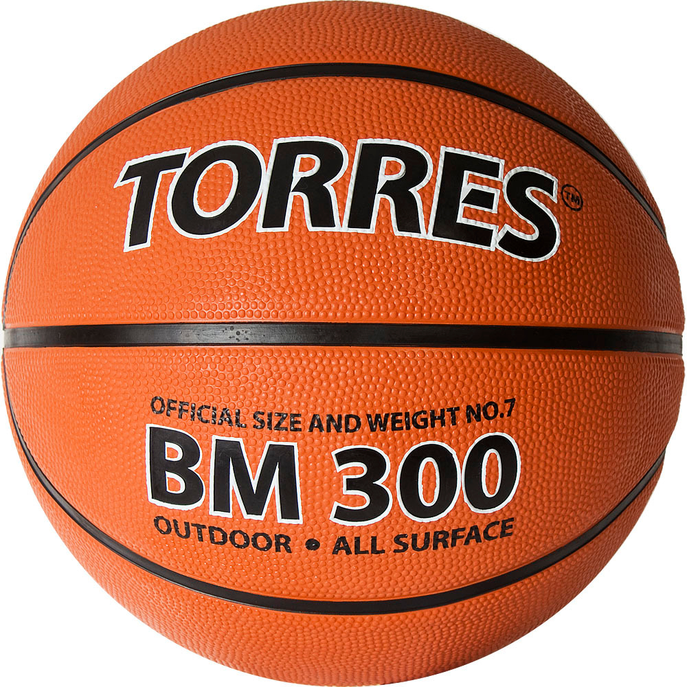 Мяч баскетбольный TORRES BM300 B02017, размер 7