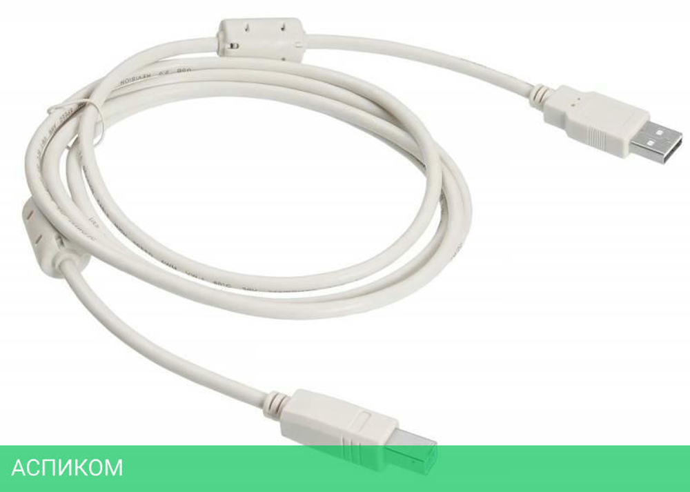 Кабель USB2.0 Buro USB2.0-AM/BM A(m)/B(m) (1.8м) Медь