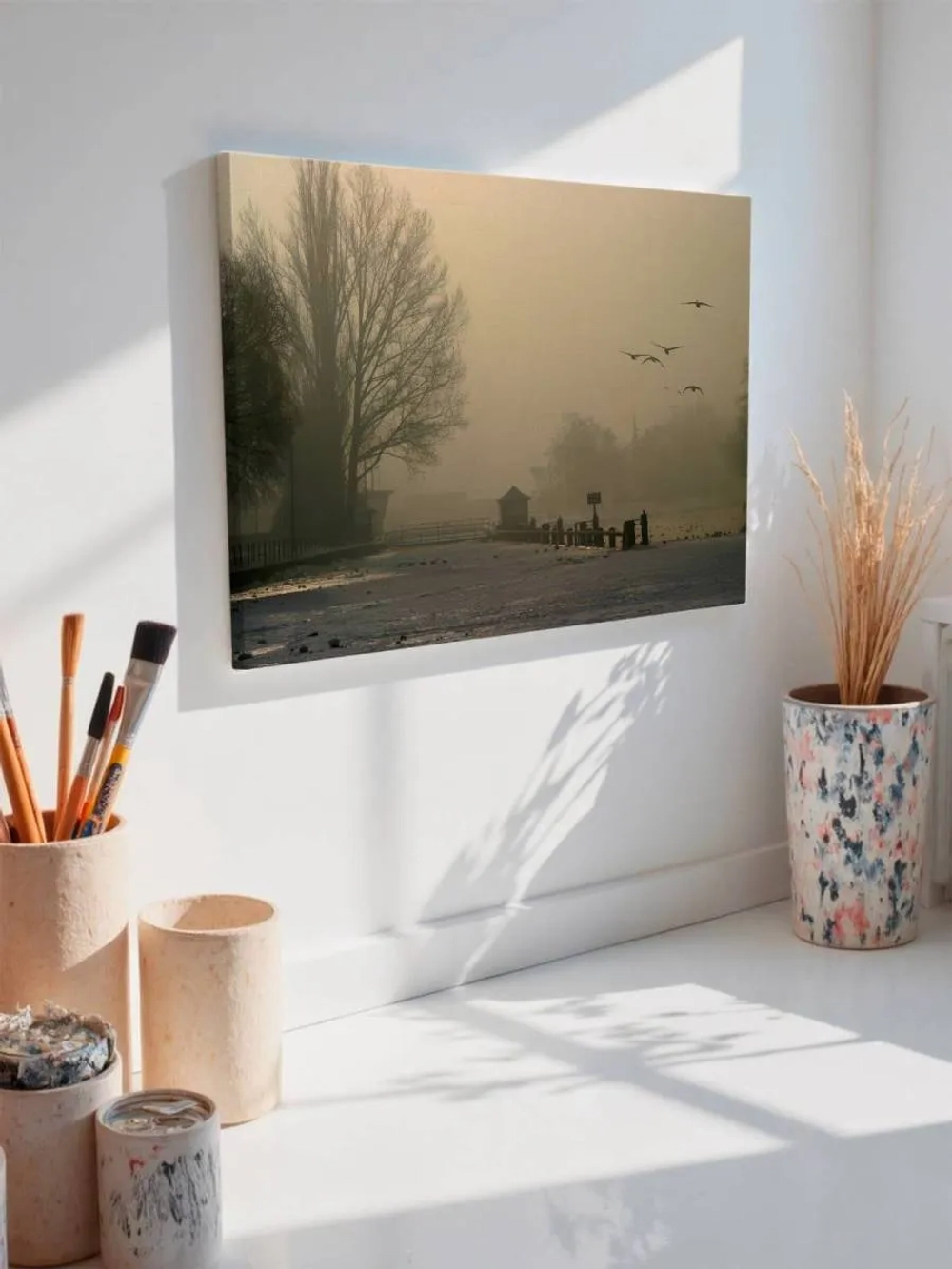 Картина на стену 40 X 50 Зимний пейзаж