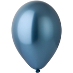 Шар латексный Хром 13 см (Синий)
