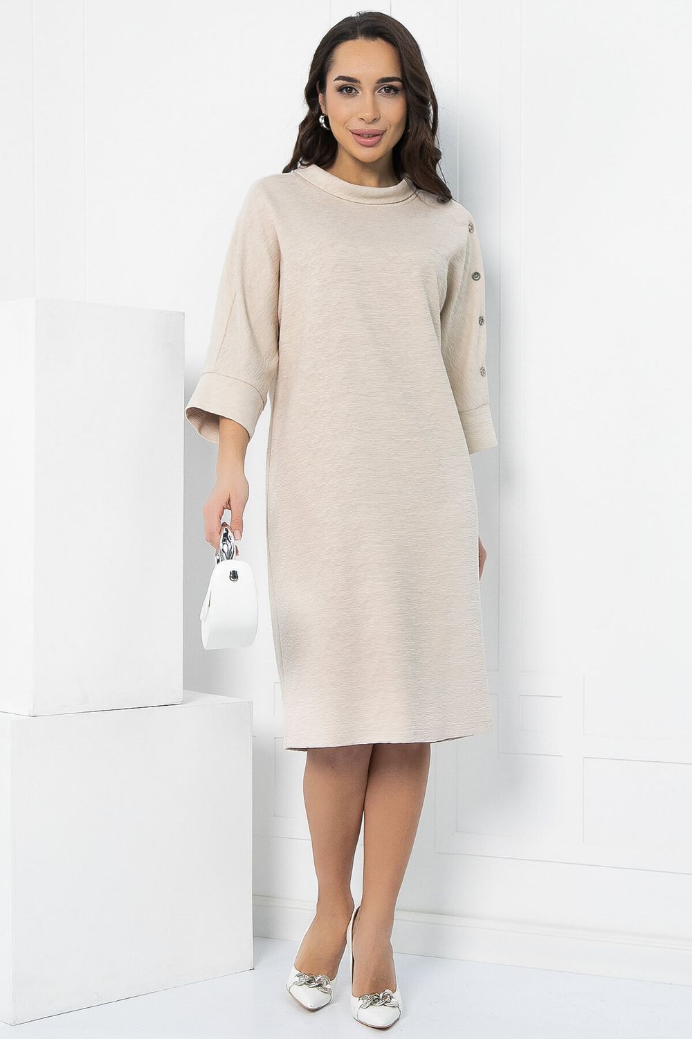 Платье Марьяна (светло-бежевое) П12806-4М LT Collection