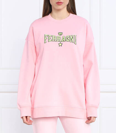 Худи Chiara Ferragni - пудро-розовый(74CBIT02CFT03)