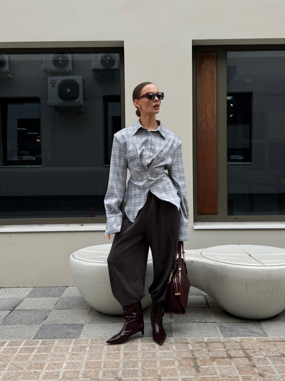 Рубашка waist-defined