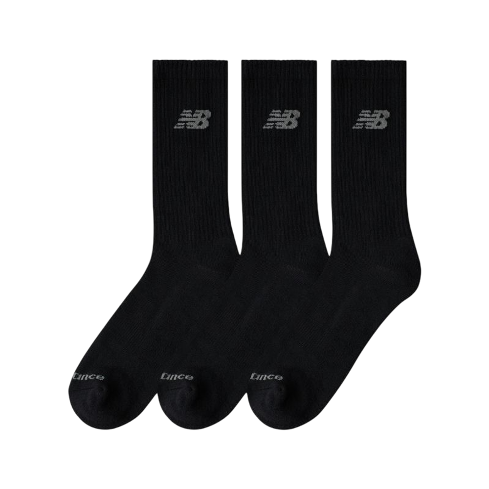 Теннисные носки New Balance Performance Basic Crew 3P - black
