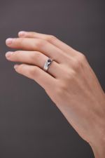 Кольцо Crystal Round с раухтопазом