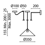Подвесной светильник Maytoni Basic colors MOD167PL-01B