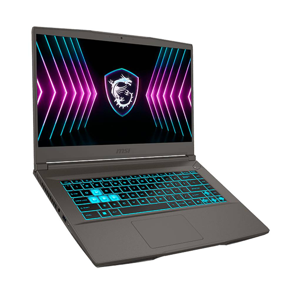 Ноутбук MSI Thin 15 B2RVE-3450XRU (9S7-16R831-3450) Intel Core 5 210H/16Gb/SSD512Gb/RTX4050 6Gb (45W)/15.6"/IPS/FHD/1920x1080/NoOS/Cosmos Gray