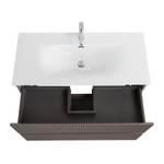 Тумба с раковиной подвесная BelBagno UNO-1200-2C-SO-СO Бежевый матовый, раковина белая BB-8099-120