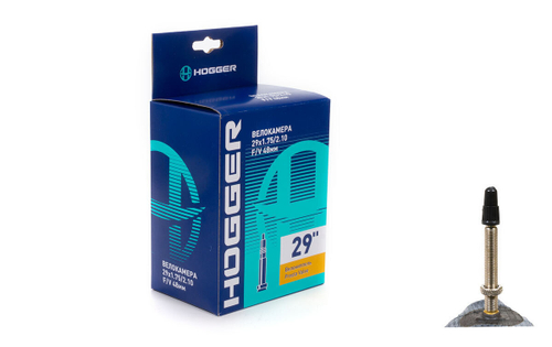 Камера HOGGER 29"x 1,75/2,10 FV 48 мм Presta с длинным ниппелем