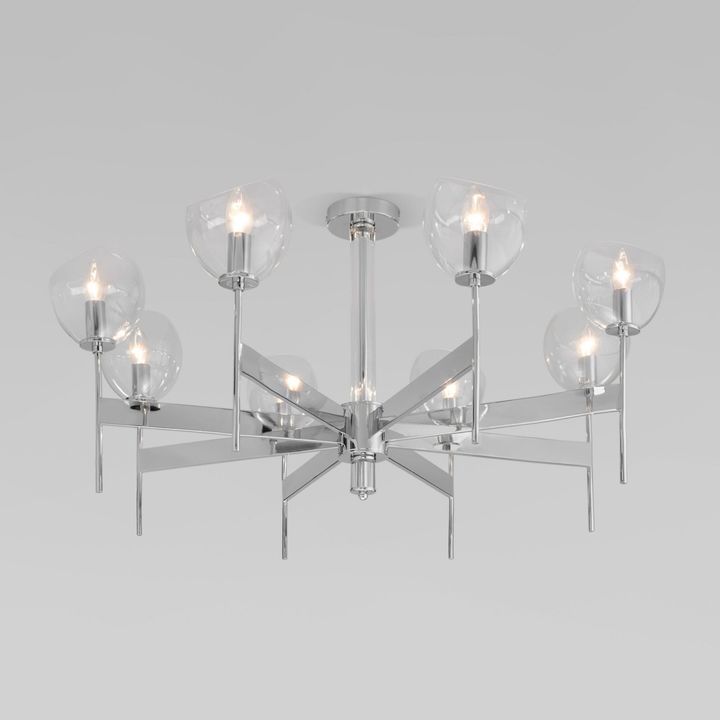 Подвесная люстра Eurosvet Arrista 60130/8 хром Smart