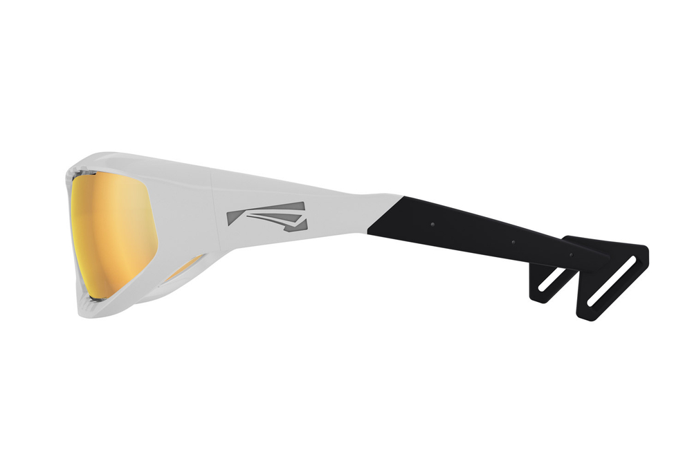 Спортивные очки LiP Surge / Gloss White - Black / PC Photochromic / ecLiPse™ Series ML Red Brown