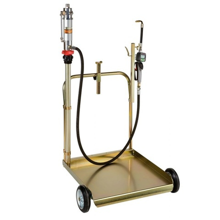 Передвижной комплект для раздачи масла из бочек 180-220 кг, насос 3:1, 15 л/мин, ECODORA (Италия)