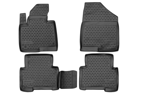 Коврики в салон для HYUNDAI Santa Fe (III, III р.), 2012-2018, 4 шт. (полиуретан) NLC.20.53.210H