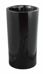 Раковина напольная SantiLine 46 SL-4003MB черная матовая